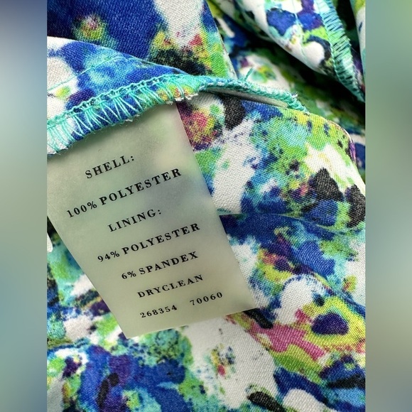 Ann Taylor women’s green flower dress, size 6, excellent new like condition - Picture 14 of 14